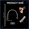 2Pcs Alloy Rhinestone Round Cord Bag Handles AJEW-PH0007-73A-2