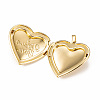 Rack Plating Brass Locket Pendants KK-G452-03G-4