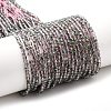 Transparent Electroplate Glass Beads Strands GLAA-H021-01A-HP02-1
