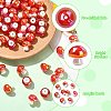 50Pcs Opaque Acrylic Beads OACR-CJ0002-59-3