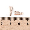 Brass Snap on Bails KK-H338-RG-LF-3