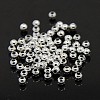 Plating Plastic Acrylic Round Beads PACR-L003-5mm-S-1