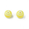Opaque Striped Acrylic Beads MACR-S373-27D-06-2