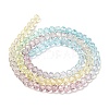 Transparent Painted Glass Beads Strands LS-DGLA-A034-T3mm-A15-5