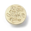 Good Luck Wax Seal Brass Stamp Heads AJEW-M038-01N-G-2