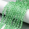 Transparent Glass Beads Strands GLAA-F029-3mm-24-4