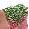 Transparent Painted Glass Beads Strands DGLA-A034-T1mm-A18-2