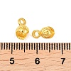 Brass Bead Tips X-KK-N0002-04G-5