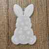 Easter Theme Rabbit with Heart Pattern DIY Silicone Table Lamp Molds SIMO-G008-02C-4