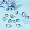 18Pcs 9 Size 201 Stainless Steel Grooved Finger Ring Settings STAS-UN0049-69P-3
