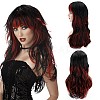 Two Tone Long Curly Synthetic Wigs OHAR-I017-03-12