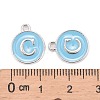 Platinum Plated Alloy Enamel Charms LS-X-ENAM-S118-04C-P-3