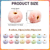 80Pcs 8 Colors Imitation Rabbit Hair European Beads FIND-PH0027-68B-2