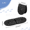 Anti Skid Rubber Shoes Bottom Heel Sole FIND-WH0418-56-2