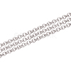 Anti-Tarnish Rhodium Plated 925 Sterling Silver Rolo Chains STER-WH0011-05P-1