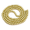 Baking Paint Pearlized Glass Pearl Round Bead Strands HY-Q003-6mm-67A-2