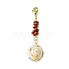 Shiva Eye Shell Pendant Decoration HJEW-JM02112-4