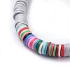 Handmade Polymer Clay Heishi Beaded Necklaces NJEW-JN02448-05-2
