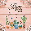 Plastic Reusable Drawing Painting Stencils Templates DIY-WH0172-461-7