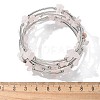 Gemstone Chip Warp Bracelets BJEW-JB01517-01-5