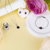 Cubic Zirconia Oval Pendant Necklace & Link Bracelet & Cuff Ring & Stud Earrings SJEW-SZC0001-01D-3