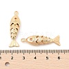 Brass Micro Pave Clear Cubic Zirconia Pendants KK-C080-02B-G-3
