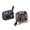Natural Sodalite Rhombus Pendants G-K363-02R-09-2