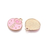 Valentine's Day Theme Alloy Enamel Pendants ENAM-T020-50E-02-2