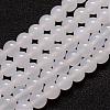 Natural White Agate Bead Strands G-G880-03-8mm-1