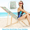 Beach Patio Canvas Cloth Chair Replacement Fabric AJEW-WH20004-31D-02-5