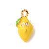 Alloy Enamel Pendants AL-CBA24A7-01G-09-1