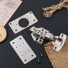 Spritewelry 304 Stainless Steel 8Pcs Hinge Pieces & 2Pcs Hydraulic Hinge FIND-SW0001-03-5