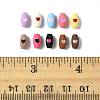 20Pcs 10 Colors Spray Painted Alloy Beads FIND-FS0004-62-5