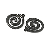 Ion Plating(IP) 304 Stainless Steel Pendants STAS-P322-11B-2