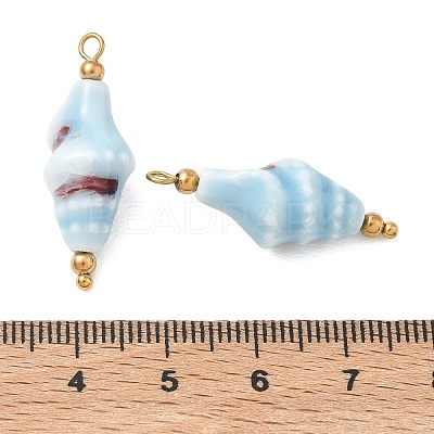 Handmade Porcelain Pendants STAS-Q119-29G-05-1