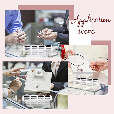 4-Slot Acrylic Finger Ring Display Rack RDIS-WH0002-11-1