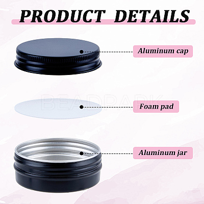 Round Aluminium Tin Cans CON-WH20008-16B-1