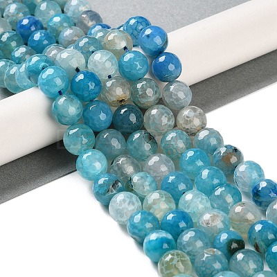 Natural Agate Beads Strands G-M437-C01-01A-1