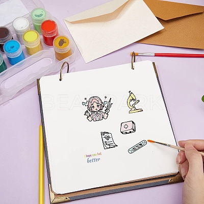 Plastic Stamps DIY-WH20018-0352-1