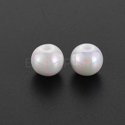 Opaque Acrylic Beads MACR-S370-D8mm-01-1