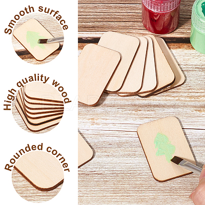100Pcs Poplar Wood WOOD-SP0001-22-1