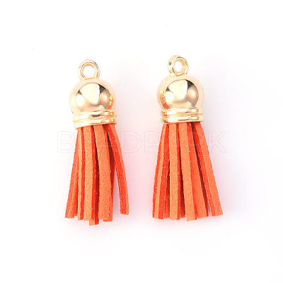 Faux Suede Tassel Pendant Decorations X-FIND-R095-013LG-1