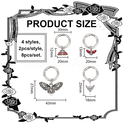 Gothic Alloy Shoes Charms HJEW-GO00068-1