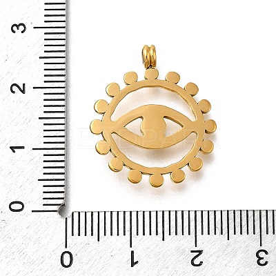 304 Stainless Steel Pendants STAS-R159-56G-1