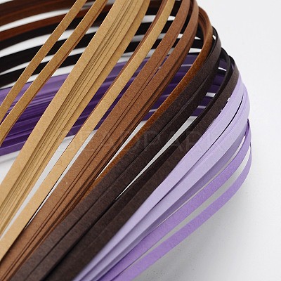 6 Colors Quilling Paper Strips DIY-J001-5mm-39cm-A06-1