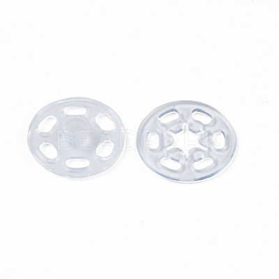 Transparent Resin Snap Fasteners BUTT-N018-060-A-1