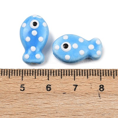 Handmade Porcelain Beads PORC-B009-03I-1