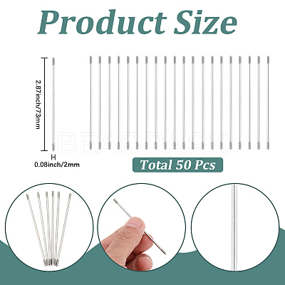 50Pcs Iron Pins FIND-SC0020-71A-1