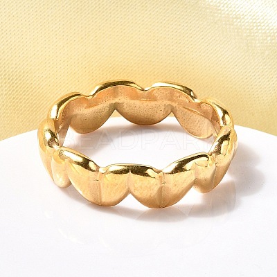 304 Stainless Steel Finger Ring RJEW-C125-01G-1