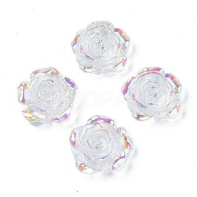 Transparent Resin Cabochons CRES-N030-001B-06-1